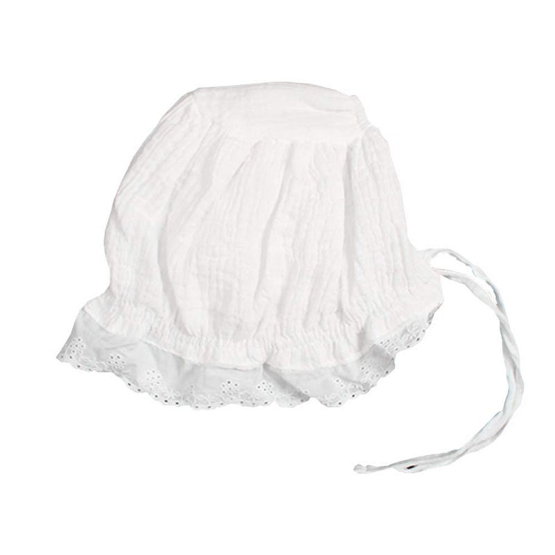 XYX Baby Girl Toddlers Breathable Lacy Bonnet Eyelet Cotton Adjustable Sun Protection Hat - Image 4